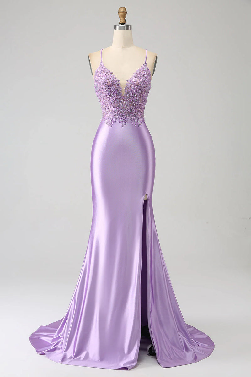 Wholesa Mermaid Charming Spaghetti Straps Green formal dresses Bridesmaid Dresses evening gown Prom Dress main image 1