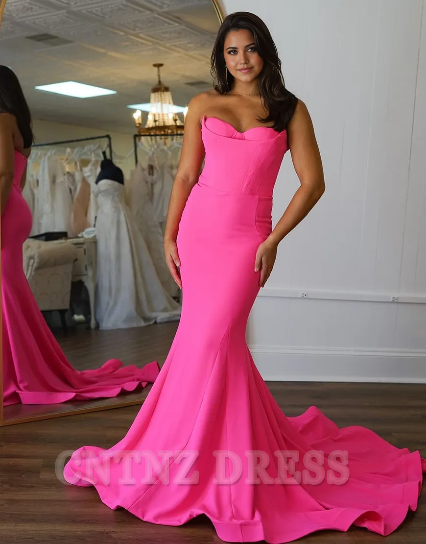 Wholesa Mermaid Charming Spaghetti Straps Green formal dresses Bridesmaid Dresses evening gown Prom Dress