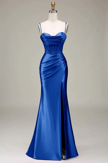 Wholesa Mermaid Charming Spaghetti Straps Green formal dresses Bridesmaid Dresses evening gown Prom Dress main image 0
