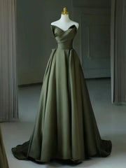 Graceful A-Line V Neck Sleeveless Multi-Layered Satin Maxi Dress Prom Dress main image 1