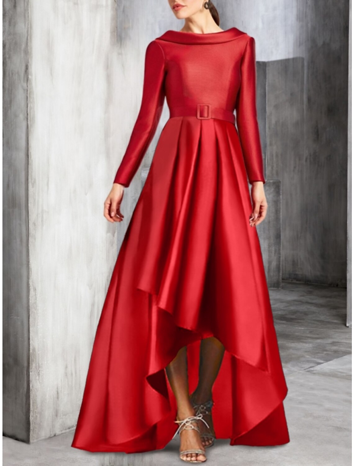 Wholesa A-Line Cocktail Dresses Elegant Dress Birthday Fall Asymmetric