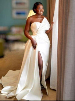 Beading Ruched Sweetheart Sleeveless Sheath Floor Length Champagne Prom Dresses main image 1